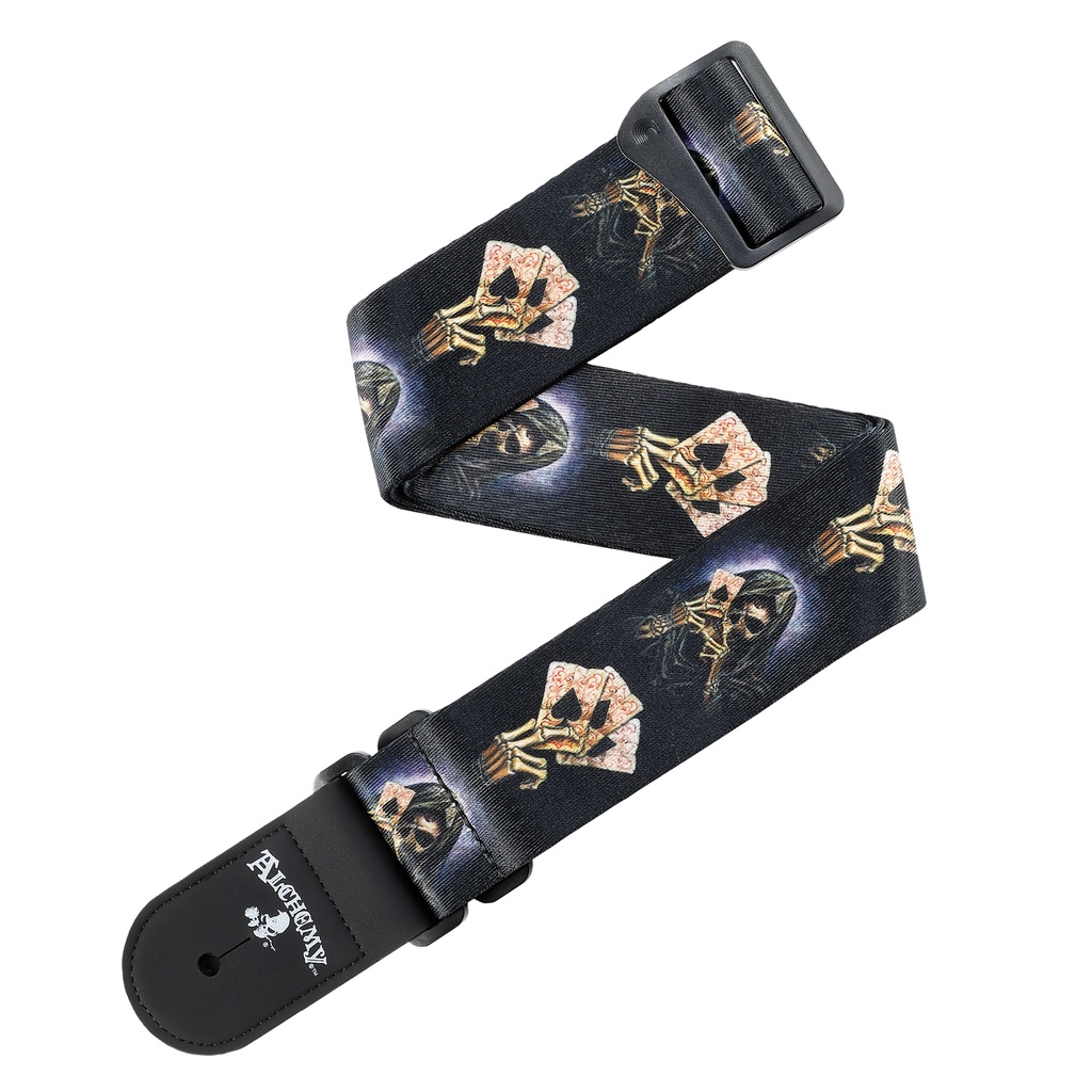 [50AL14] D'Addario Alchemy Guitar Strap Hand of Death