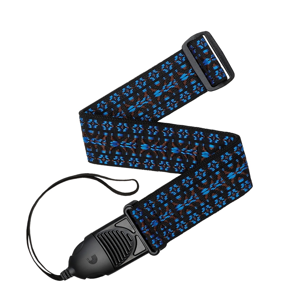 [50PAG05-VM] D'Addario Acoustic Quick Release Guitar Strap Hootenanny Blue