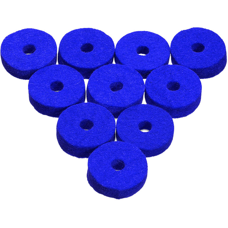[AWFBLU] Ahead Cymbal Felts - Blue - 10-Pack
