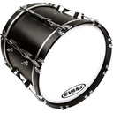 Evans 14" MS1 White Marching Bass Drum Head