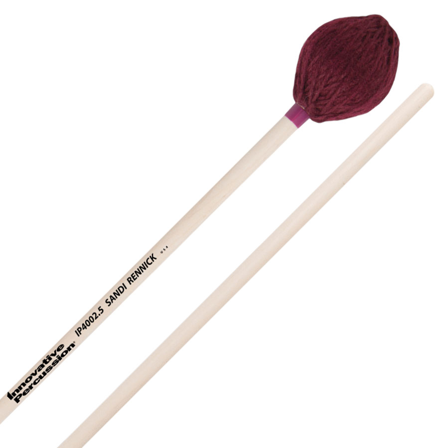 [IP4002.5] Innovative Percussion IP4002.5 Sandi Rennick Signature Medium Hard Yarn Marimba Mallets