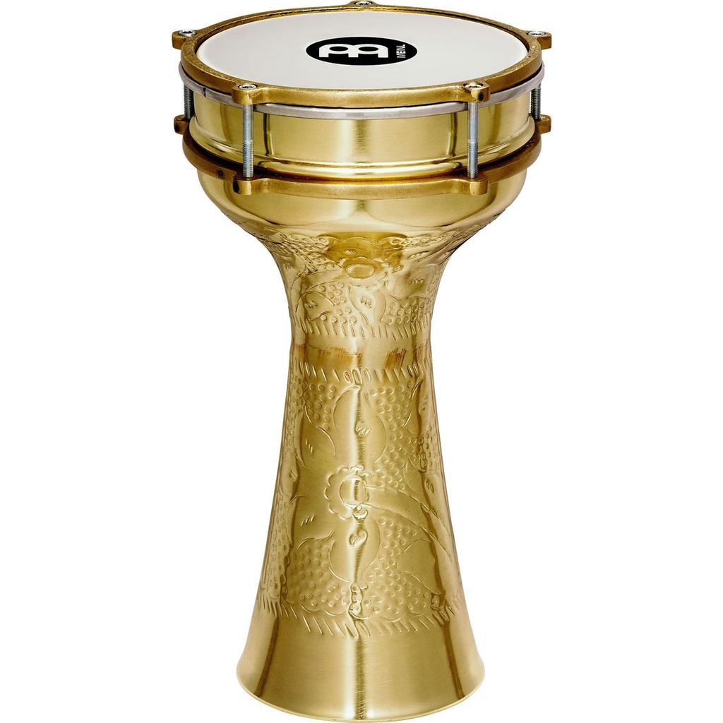 Meinl Large Hand Hammered Copper Darbuka Brass Plated