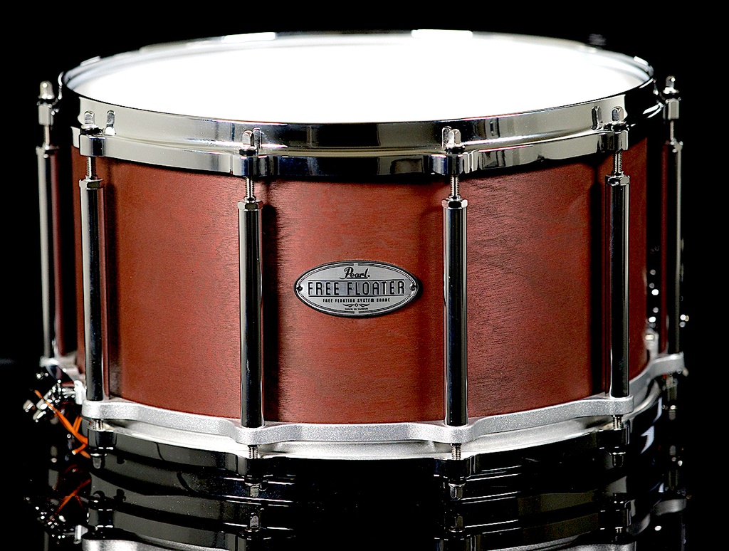 [FTMH1480324] Pearl Free Floater 14"x8" African Mahogany Snare Drum