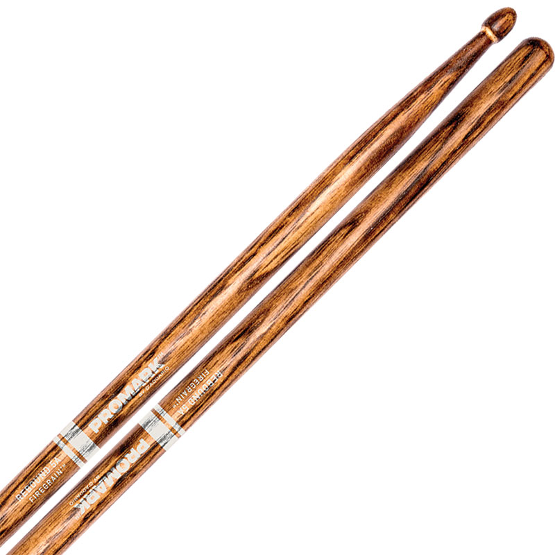 Promark Rebound 5A FireGrain Hickory Drumsticks w/ Acorn Wood Tips