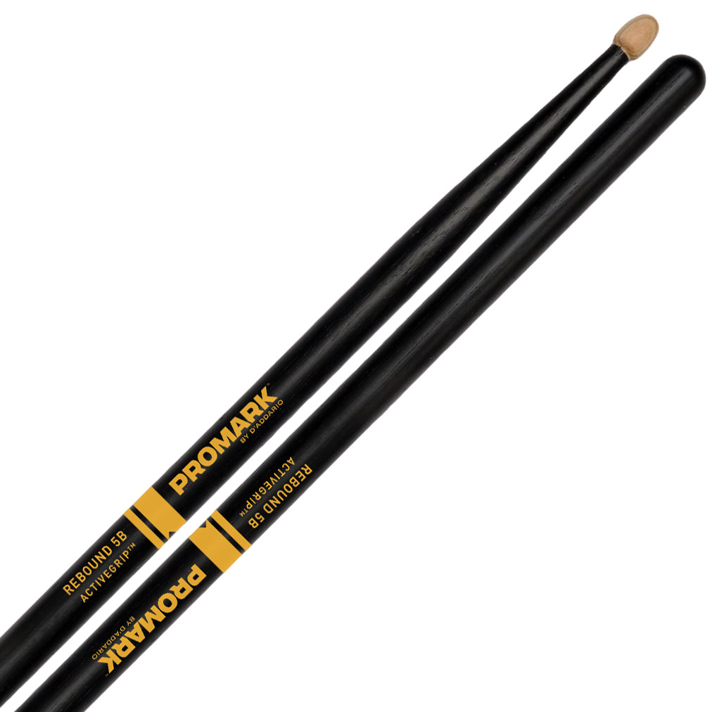 Promark Rebound 5B ActiveGrip Drum Sticks with Acorn Tips