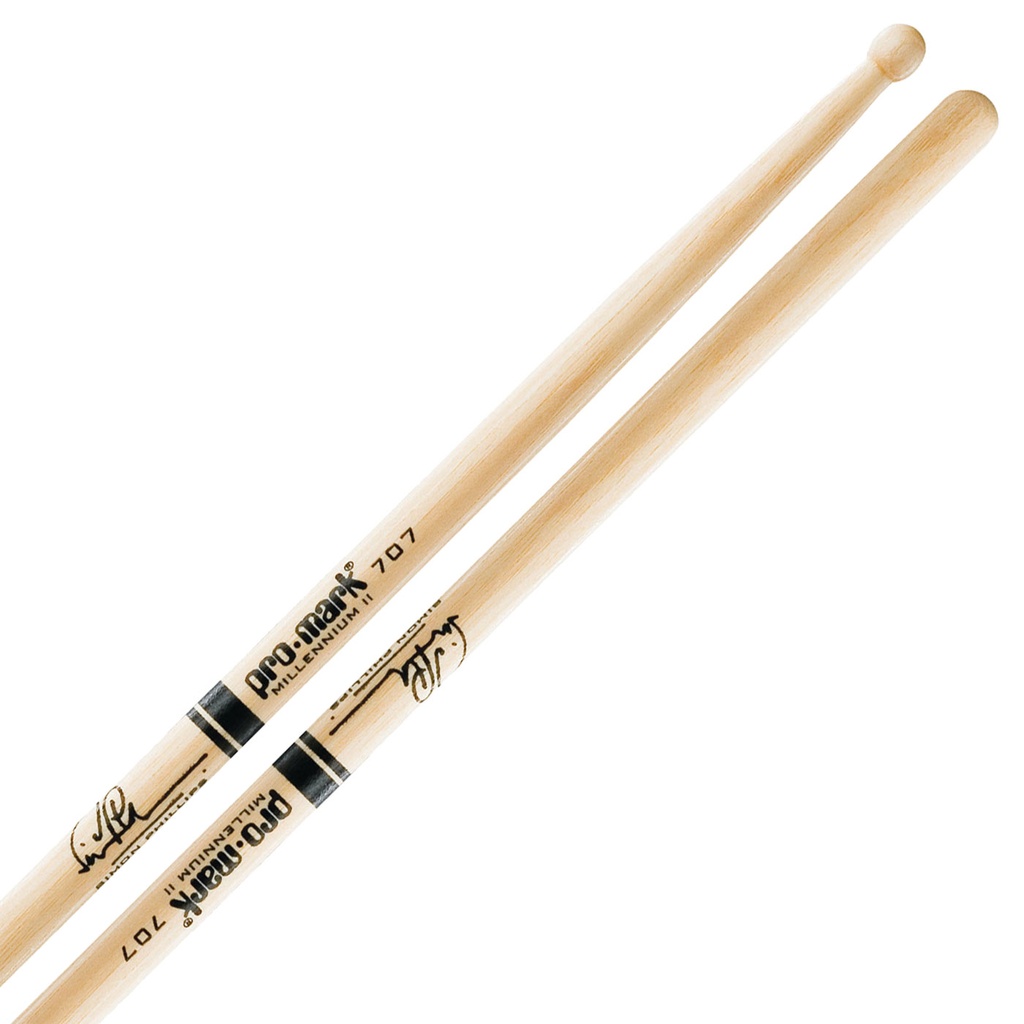 Promark 707 Hickory Wood Tip Simon Phillips