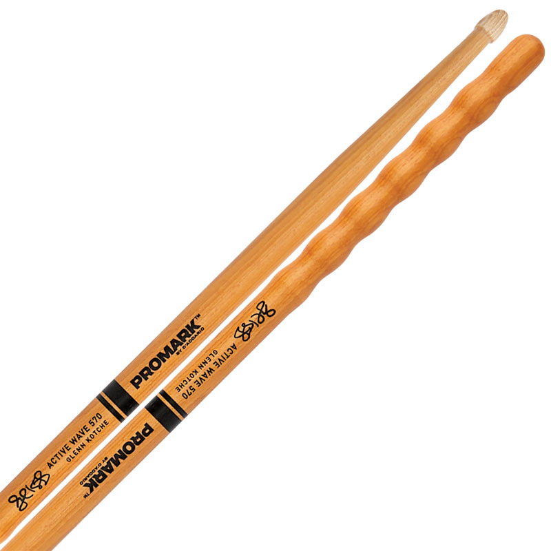 Promark Glenn Kotche Signature Active Wave 570 Wood Tip Drumsticks