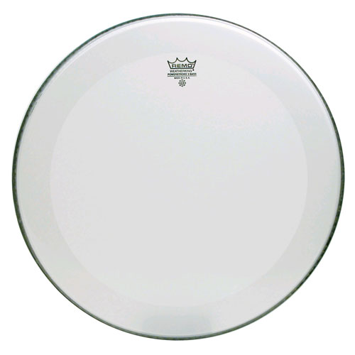 [P3-1222-C1-] Remo 22" Powerstroke P3 Smooth White Bass Head w/5" White DynamO