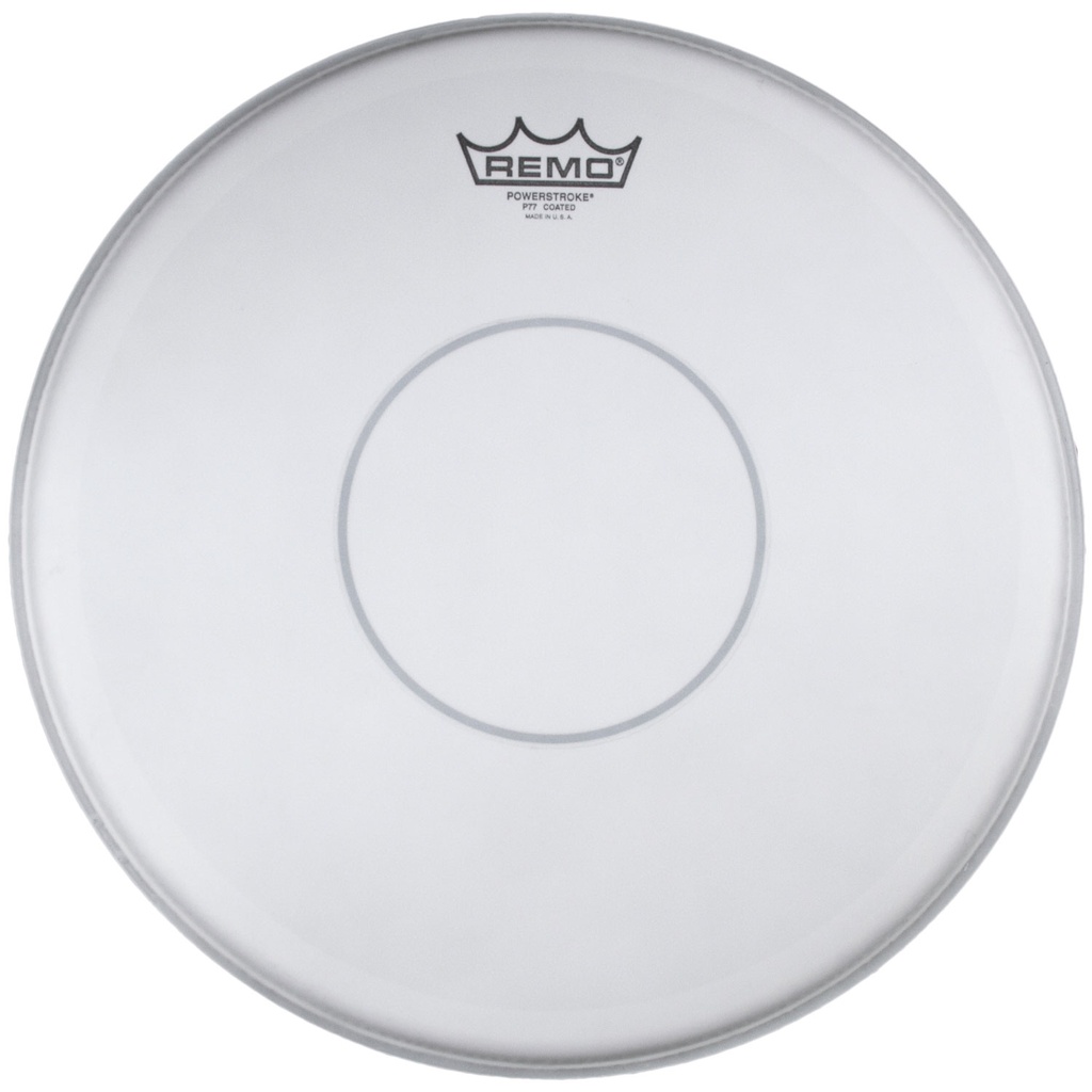 Remo 14" Powerstroke 77 Coated Drum Head with Clear Dot
