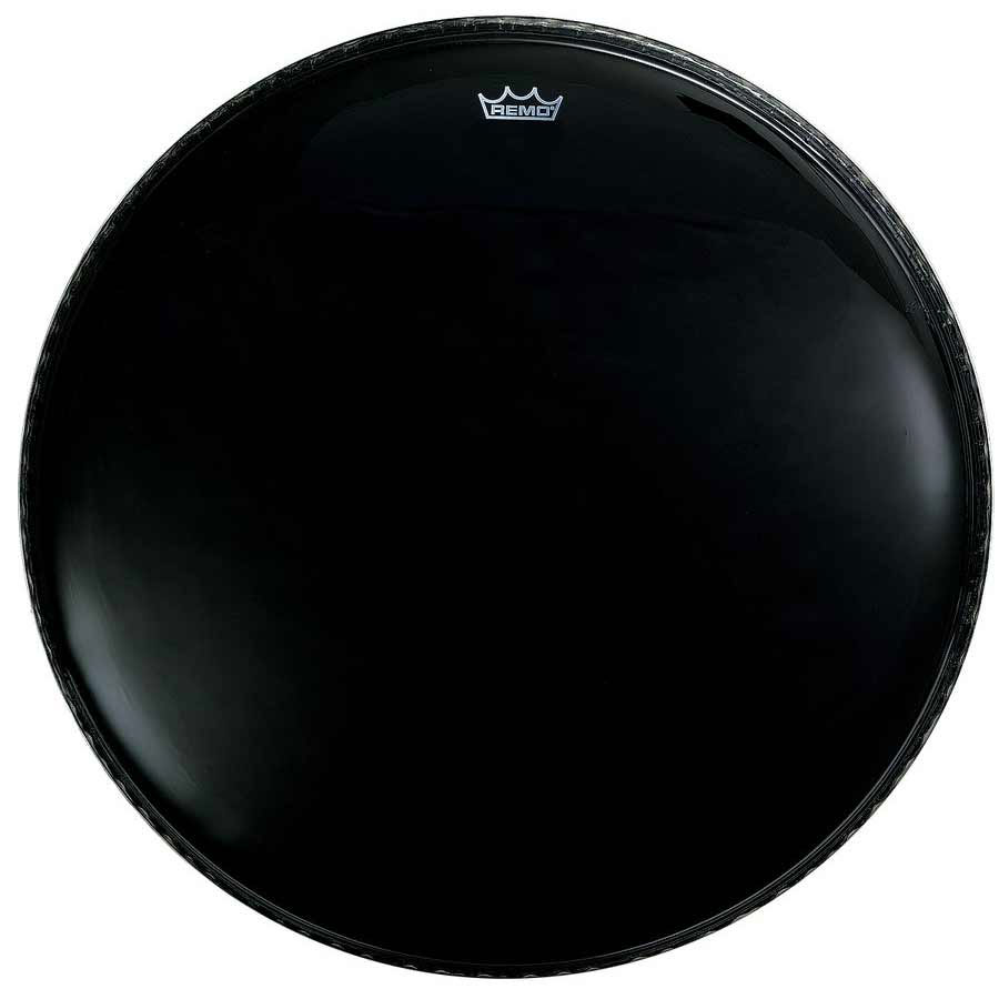 Remo 26" Powermax Ebony Crimplock Marching Bass Drum Head
