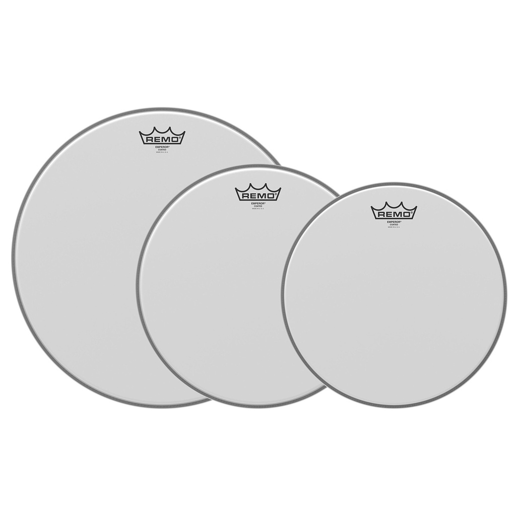 [PP-0950-BE-] Remo PP-0950-BE Pro Pack Emperor Coated Tom Drumheads 12/13/16"