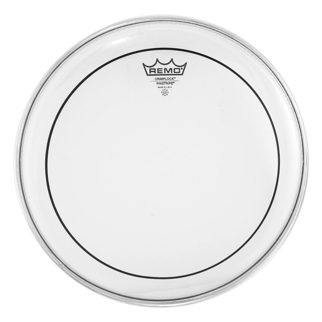 Remo 13" Pinstripe Clear Crimplock Marching Tenor Drum Head