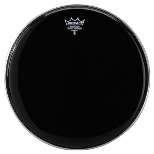 Remo 12" Pinstripe Ebony Crimplock Marching Tenor Drum Head