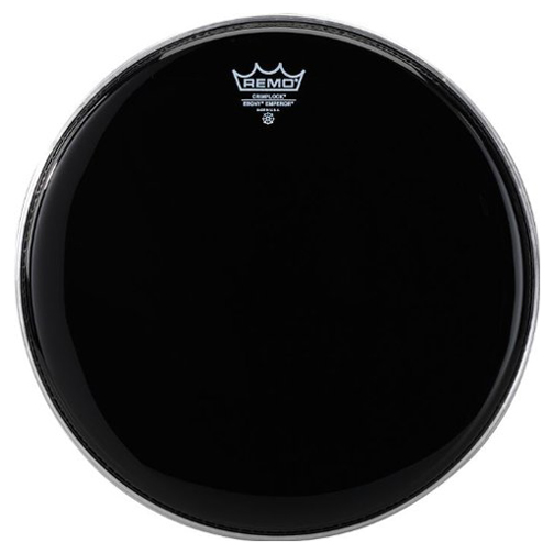 [PS-0414-MP-] Remo 14" Pinstripe Ebony Crimplock Marching Tenor Drum Head