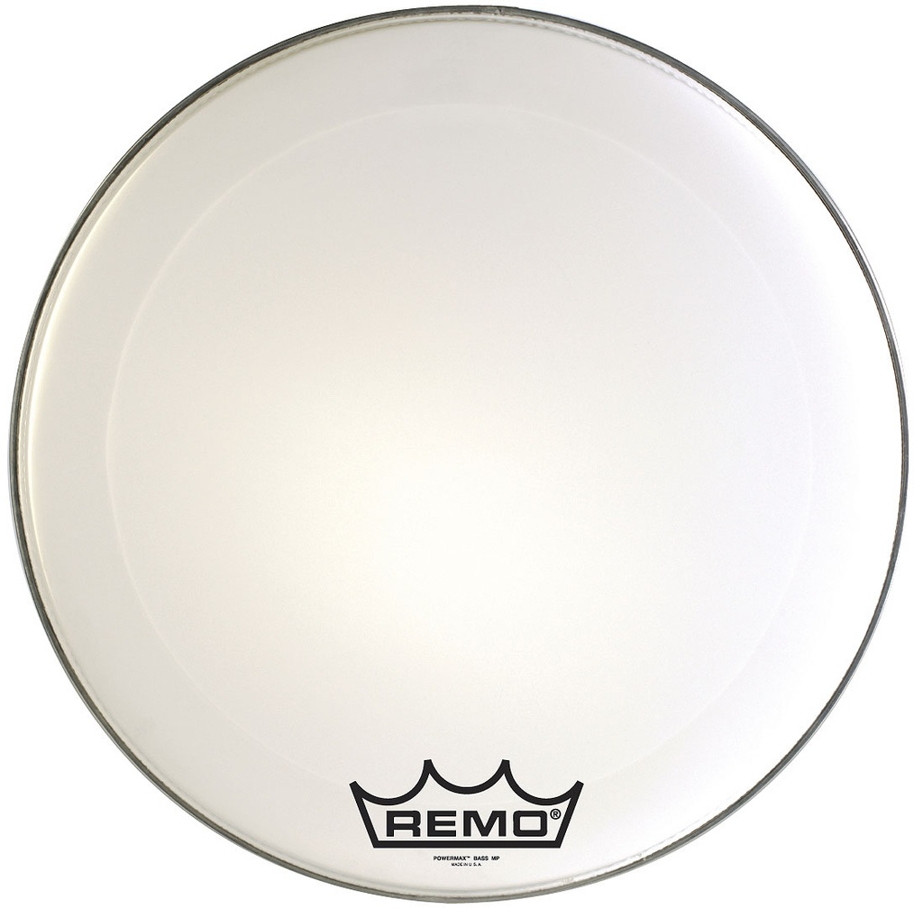 [PM-2020-MP-] Remo 20" Powermax 2 Ultra White Crimplock Marching Bass Drum Head