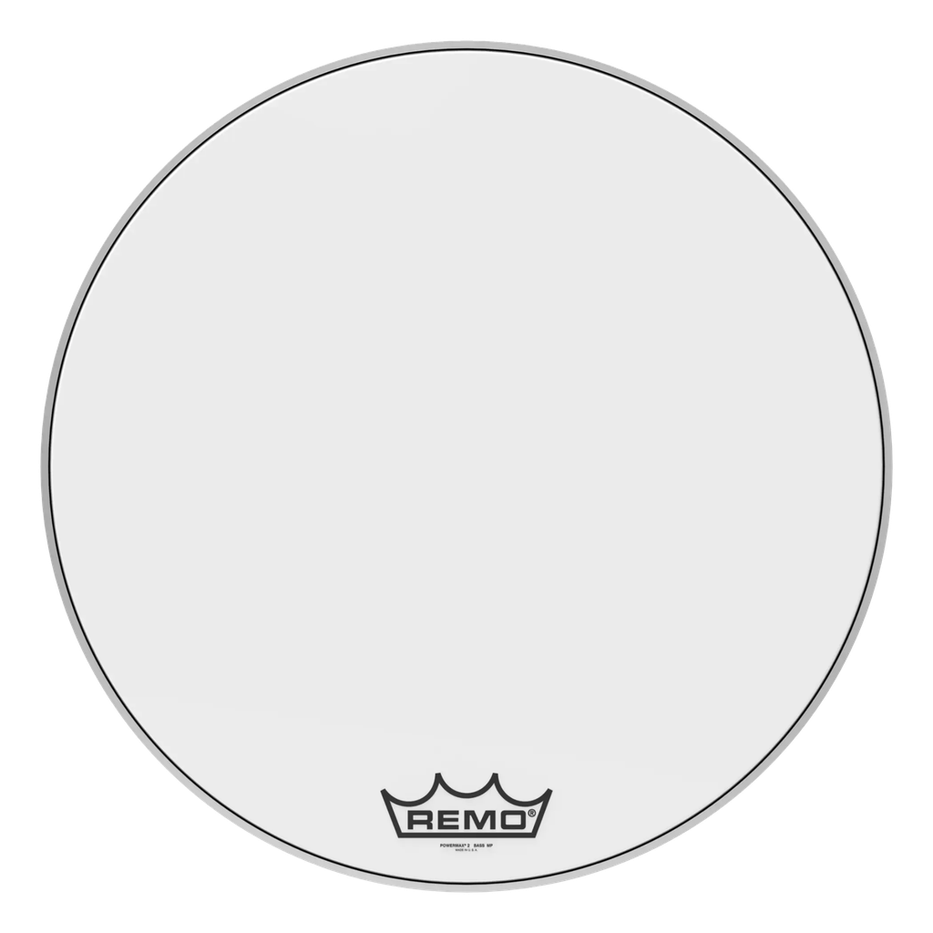 [PM-2030-MP-] Remo 30" Powermax 2 Ultra White Crimplock Marching Bass Drum Head