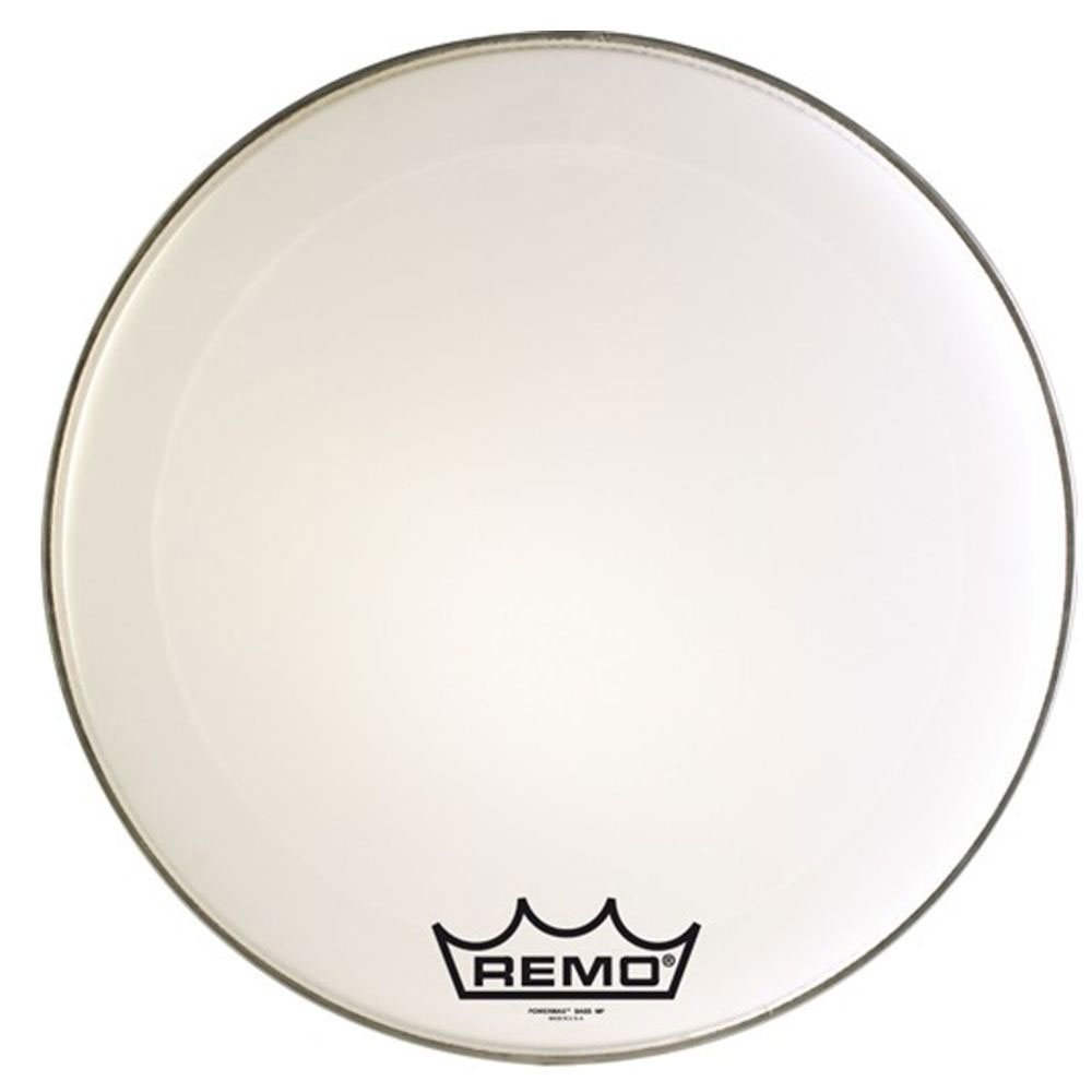 [PM-1028-MP-] Remo 28" Powermax Ultra White Crimplock Marching Bass Drum Head