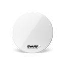 Evans 18" MS1 White Marching Bass Drum Head