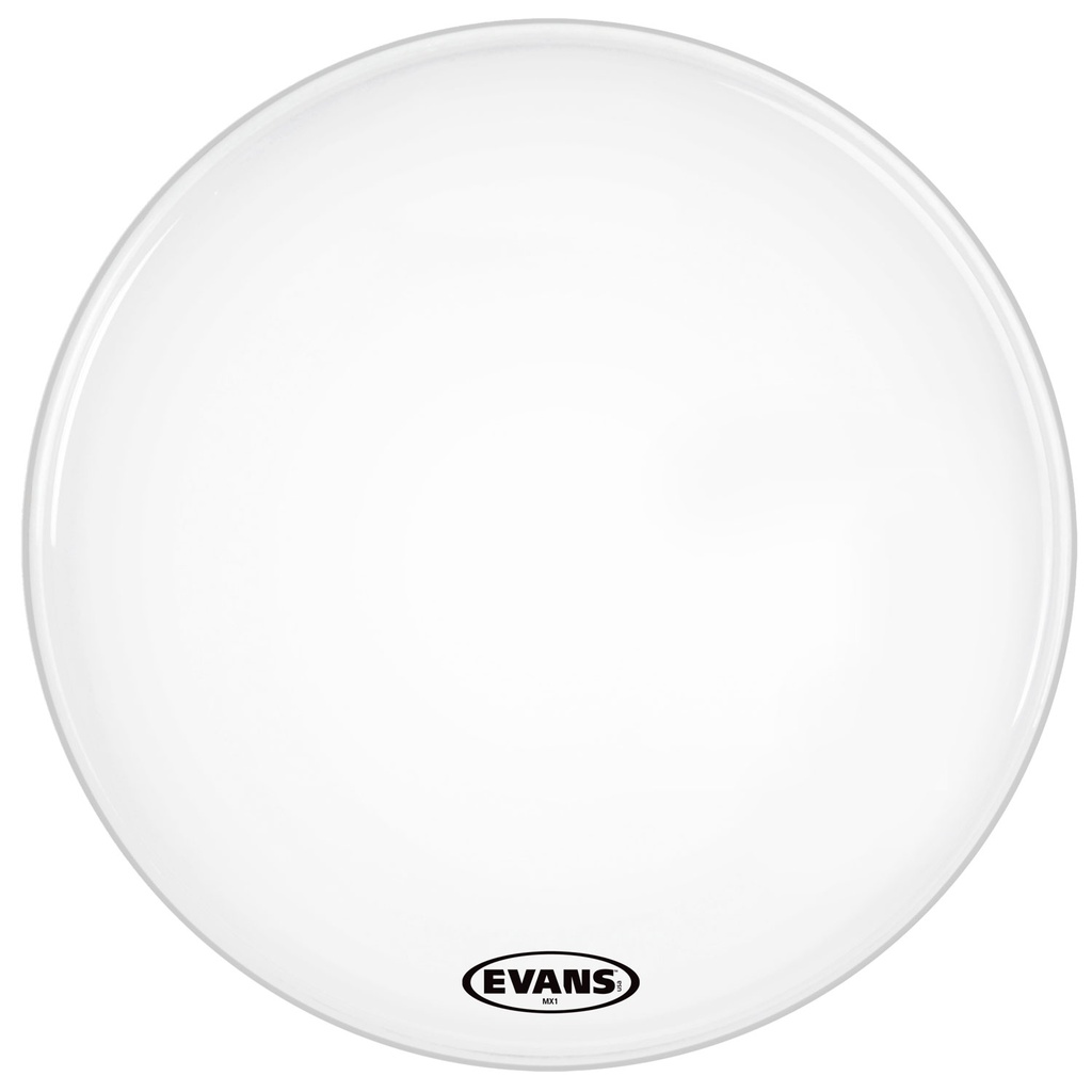 [BD14MX1W] Evans 14" MX1 White Marching Bass Head