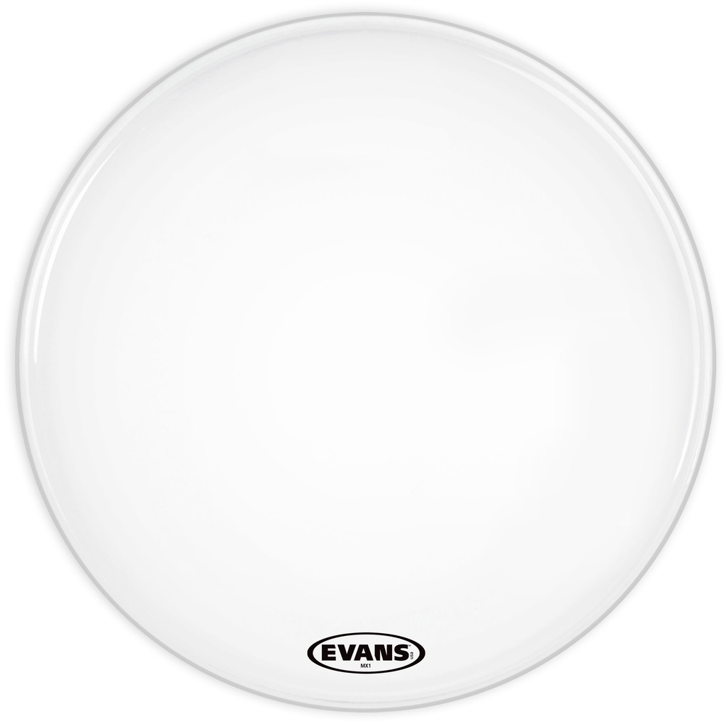 [BD16MX1W] Evans 16" MX1 White Marching Bass Head