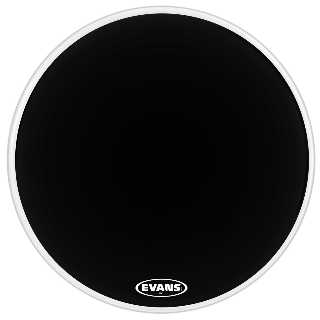[BD22MX2B] Evans 22" MX2 Black Marching Bass Head