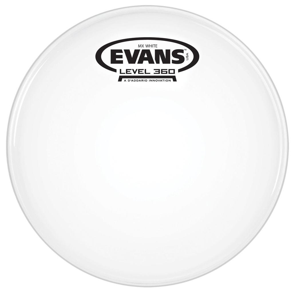 Evans 8" MX White Marching Tenor Head