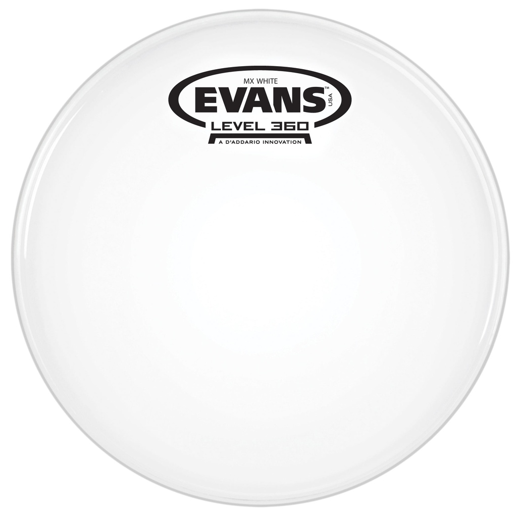 Evans 12" MX White Marching Tenor Head