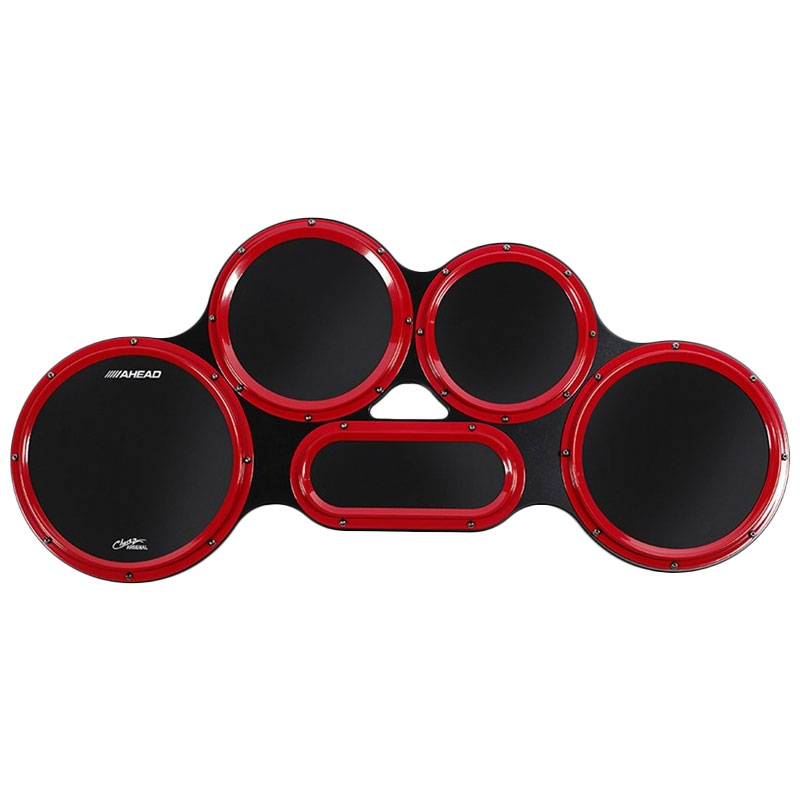 [AHCTPBK] Ahead Chavez Arsenal Tenor Pad Black Gum Rubber and Red S-Hoops