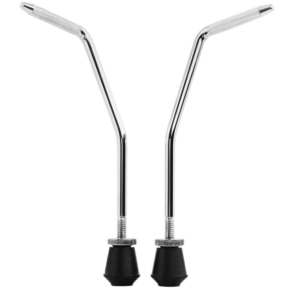 [AHBDS] Ahead Vintage Style 10mm Bass Drum Spurs w/ Adjustable Rubber Foot