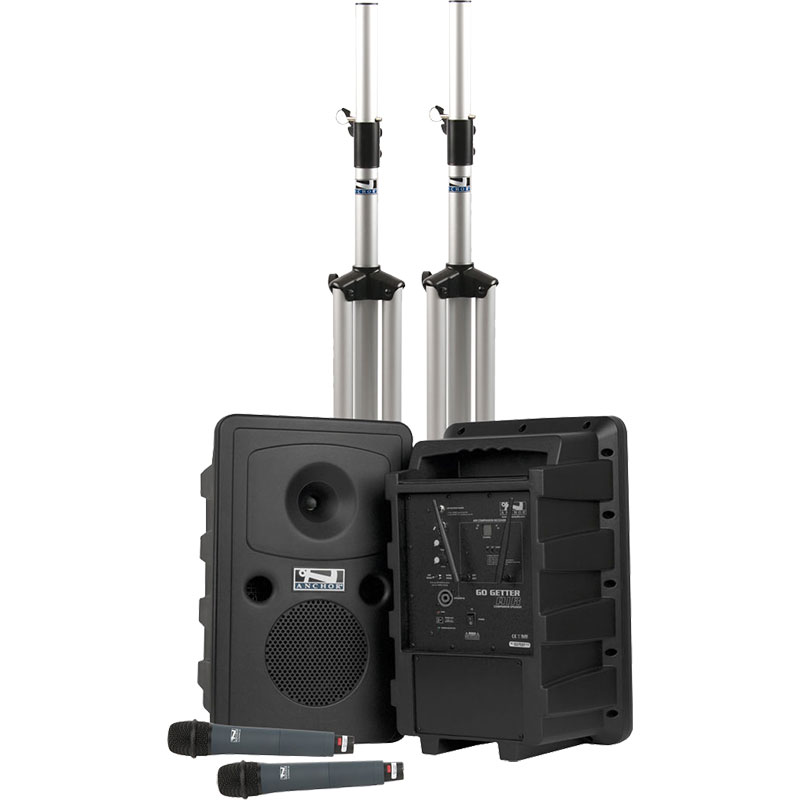[LIB-DP2-AIR] Anchor Audio Liberty Deluxe AIR Pack 2 (PA AIR Speaker Stands & 2 Mics)