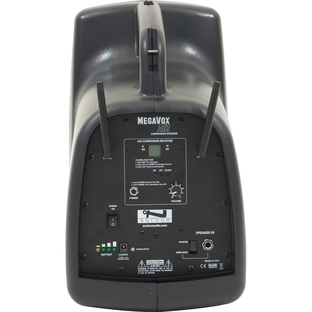 [MEGA2-AIR] Anchor Audio MegaVox AIR Wireless Companion Speaker