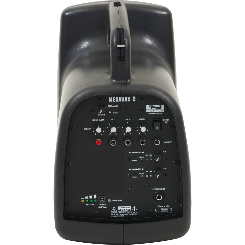 [MEGA2-U4] Anchor Audio MegaVox w/ Bluetooth & Two Dual Receivers