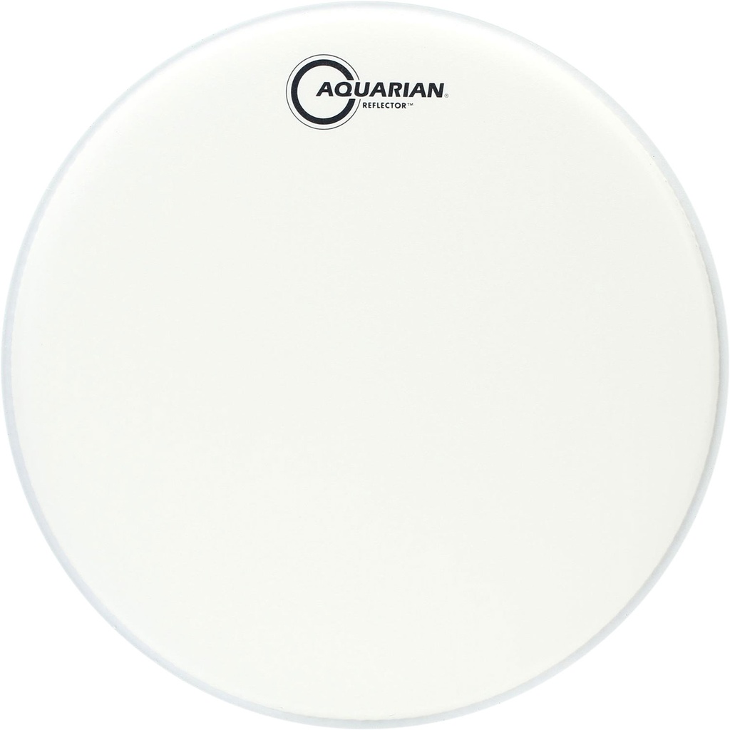 [TCREF13W] Aquarian 13" Reflector White Texture Coated Drum Head