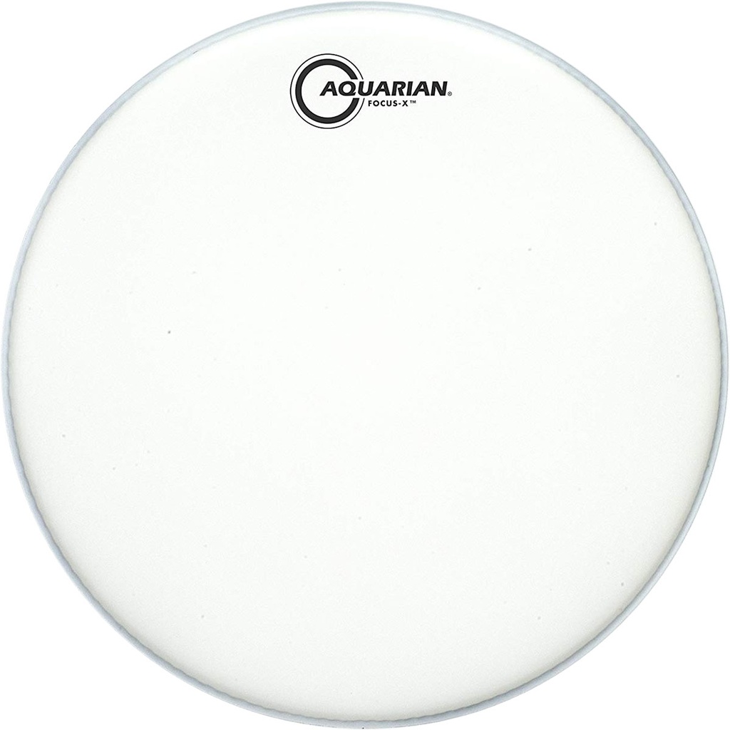 [TCFX14] Aquarian 14" Focus-X White Texture Coated Drum Head