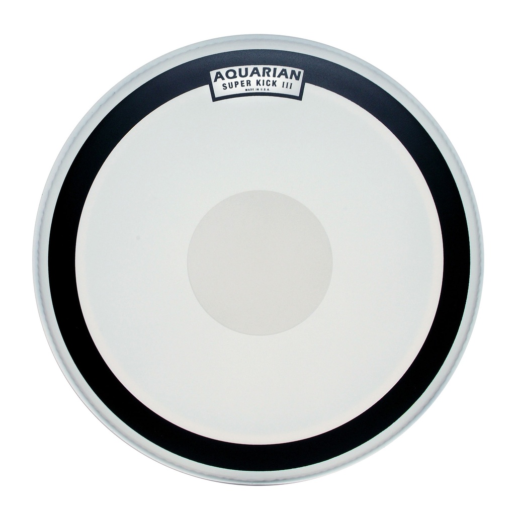 [SKIII16] Aquarian 16" Coated Super-Kick Single Ply with Dot