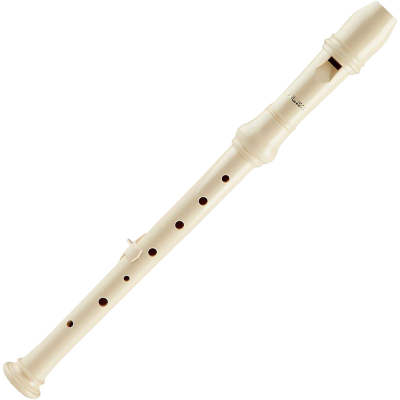 [A202A] Aulos Two Piece Soprano Recorder w/ German Fingering