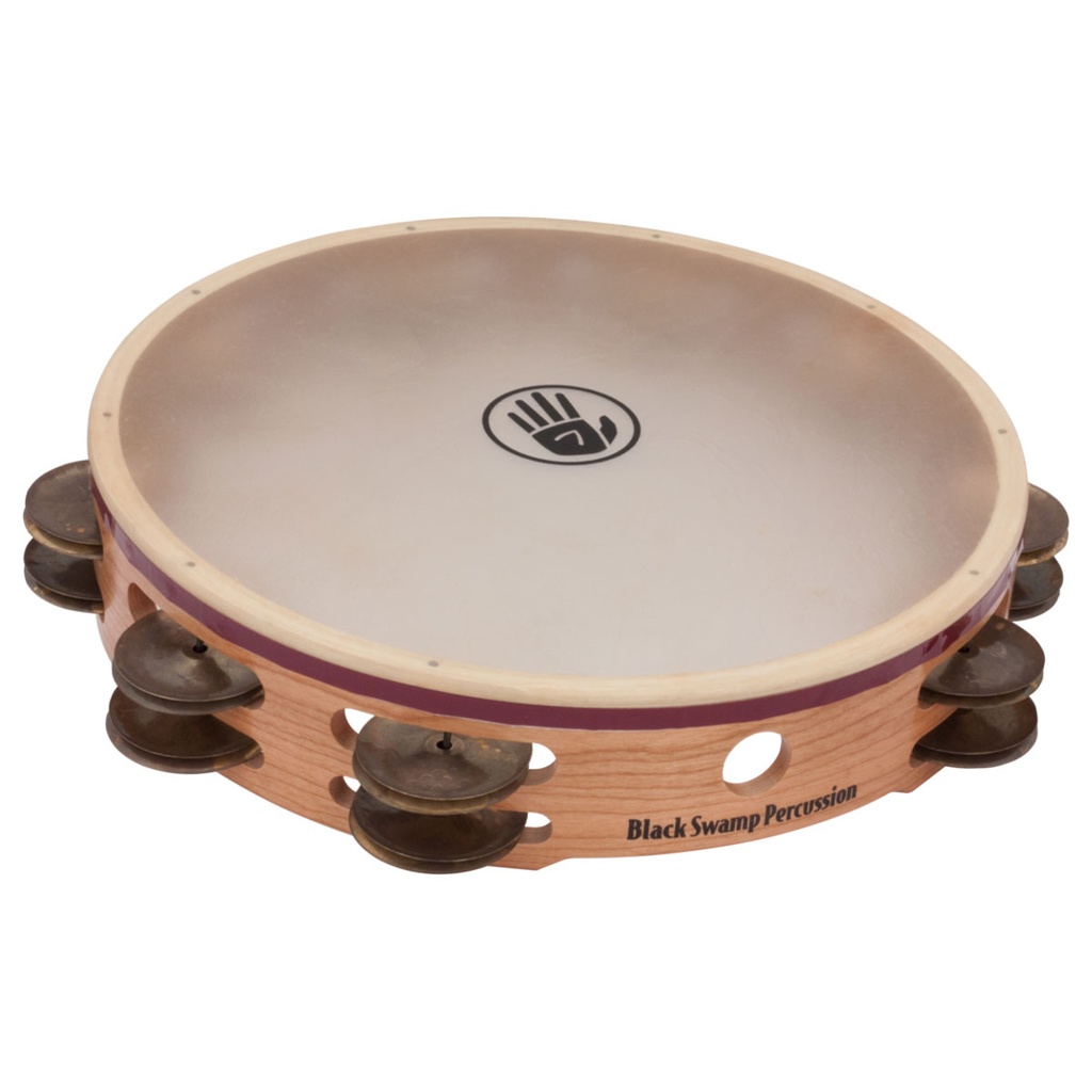 Black Swamp 10" S3 Series Double Row Tambourine Calf Head