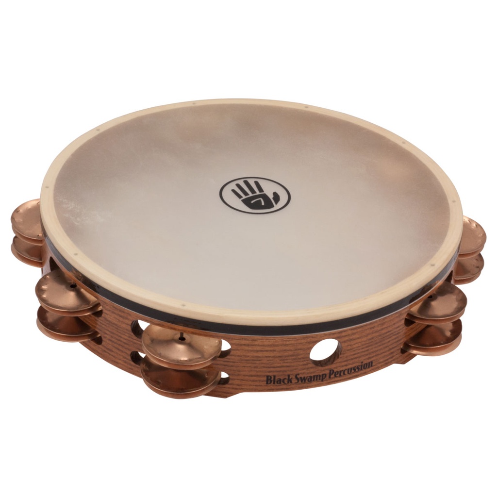 [TD2] Black Swamp 10" SoundArt Double Row Phosphor Bronze Tambourine (Natural)