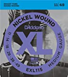 [EXL115] D'Addario EXL115 Nickel Wound Electric Guitar Strings Medium/Blues-Jazz Rock 11-49