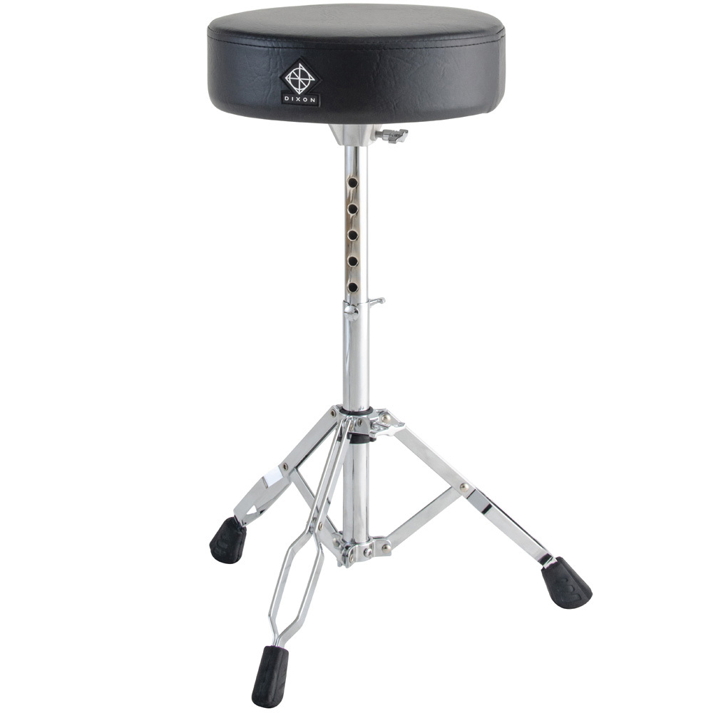 [PSN7] Dixon 70-Series Light Duty Double-Braced Round Throne 12" Black Vinyl (PSN7)