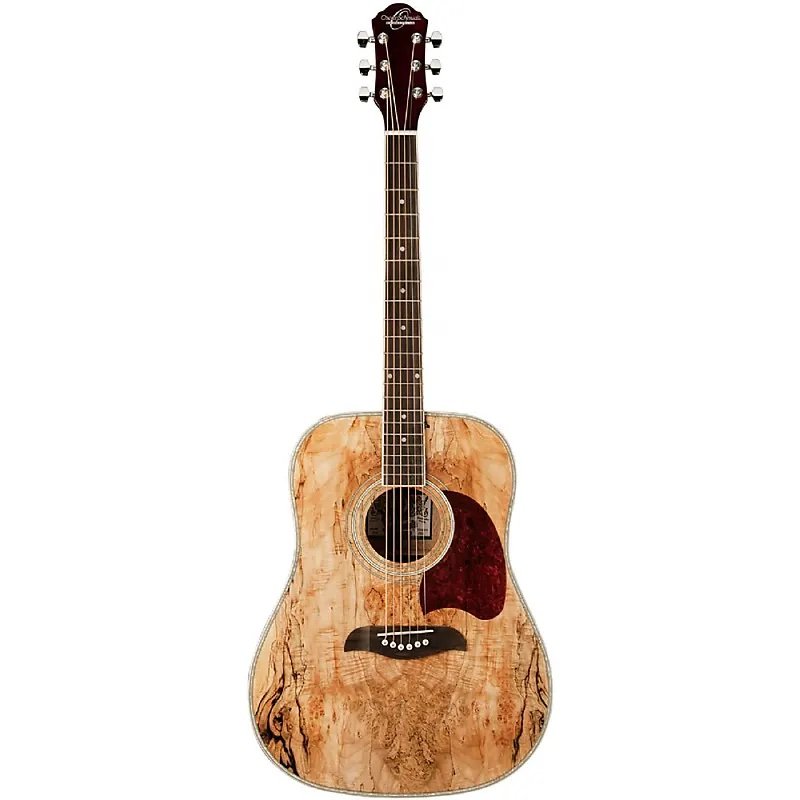 [OG2SM-A-U] Dreadnought Acoustic Spalted Maple Top