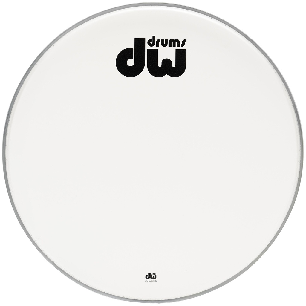 [DRDHCW20K] DW 20" Texture Coated Bass Drum Logo Head