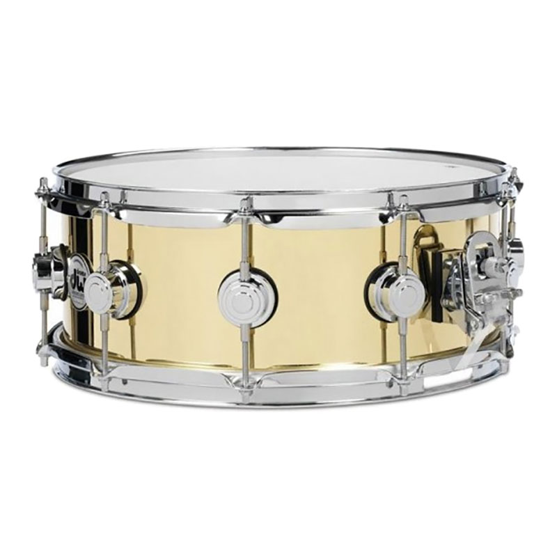 [DRVN0414SPC] DW 4" x 14" Collector's Polished Bell Brass Snare w/ Chrome