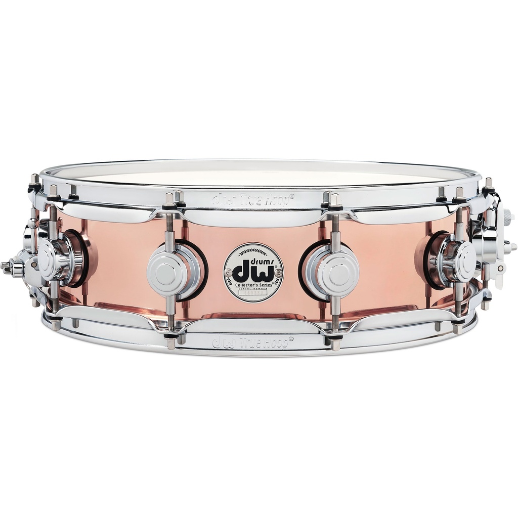 [DRVP0414SPC] DW 4" x 14" Collector's Polished Copper Snare w/ Chrome