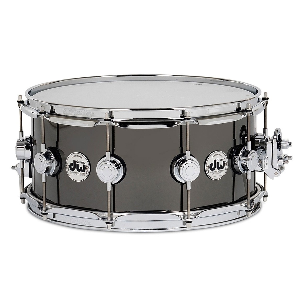 [DRVB5514SVC] DW 5.5" x 14" Collector's Black Nickel Brass Snare w/ Chrome