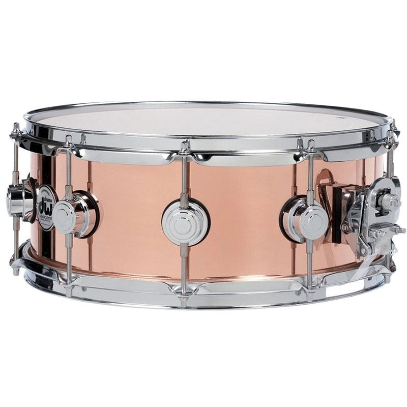 DW 5.5" x 14" Collector's Knurled Bell Bronze Snare w/ Chrome