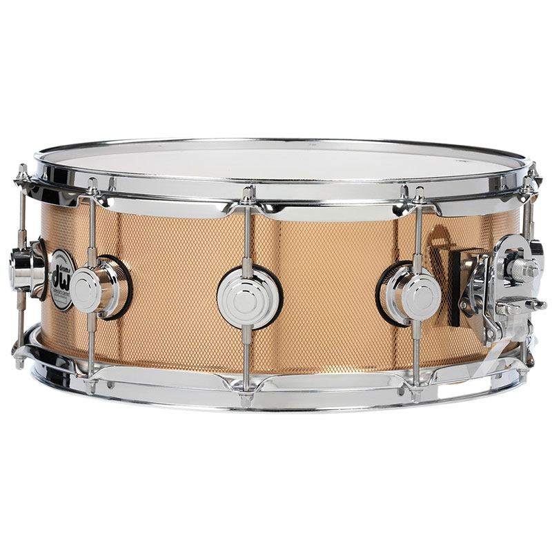 [DRVZ6514SKC] DW 6.5" x 14" Collector's Knurled Bell Bronze Snare w/ Chrome