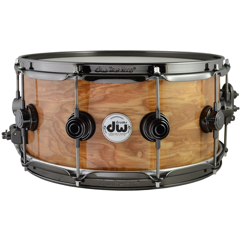 [DRX66514SSN] DW 6.5" x 14" Collector's Series Maple Snare Brown Ash Pomelle