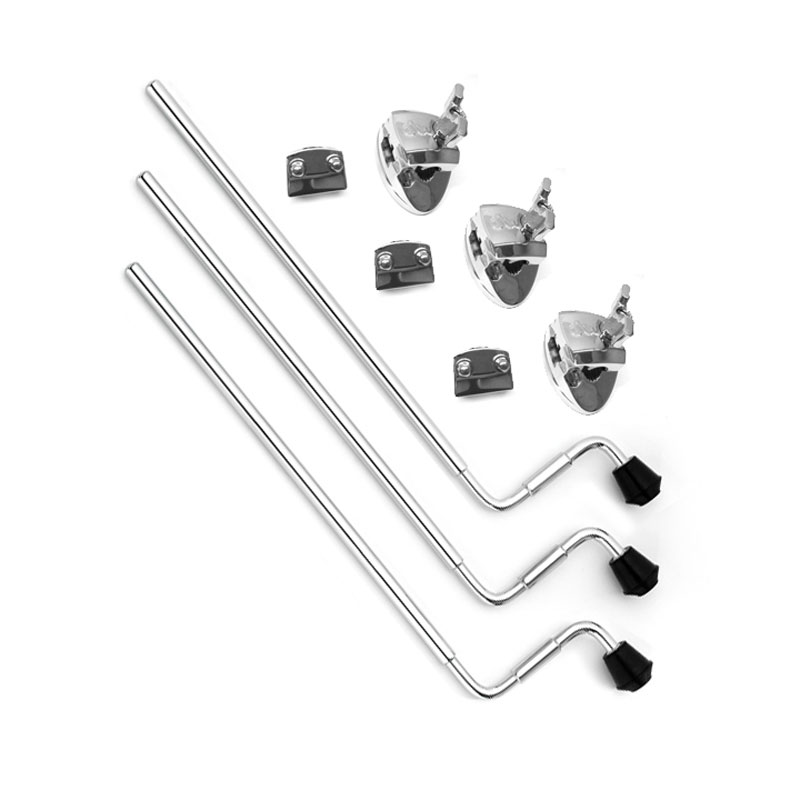 [DRSPFLT3CR] DW Floor Tom Legs and TB-12S Brackets in Chrome (3-Pack)