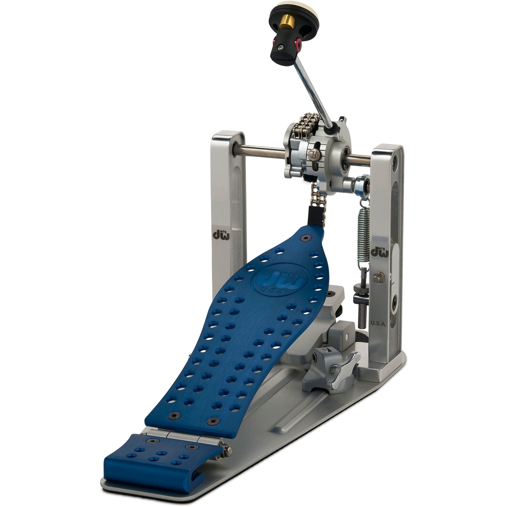 [DWCPMCDBL] DW MFG MCD Machined Chain Drive Single Bass Pedal w/ Blue
